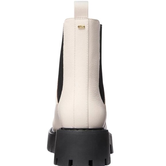 Michael Kors Women's Asher Leather Lug Ankle Booties Cream Size 11, MSRP: 175$ - Picture 3 of 3